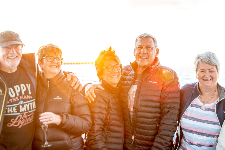 Hervey Bay: Relaxing Sunset Cruise with Champagne and Prawns