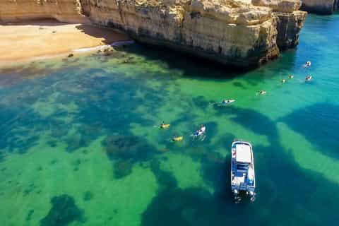 Albufeira: Kayaking Tour With Optional Beach BBQ