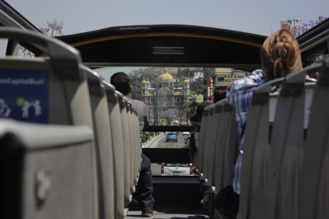 Mexiko-Stadt: Hop-On-Hop-Off-Bus-Stadtrundfahrt