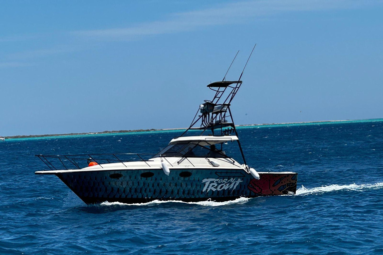 Hurghada: Przygoda wędkarska na Morzu Czerwonym z nurkowaniem i lunchem