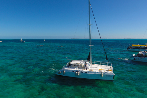 Desde Cancún: excursión de un día en catamarán a Isla Mujeres con almuerzo