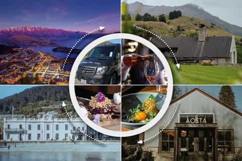 Queenstown: Progressive Dinner and Wine Tour at 3 Locations