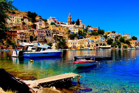 Rhodes : Vallée des papillons et mini-croisière vers l'île de Chalki