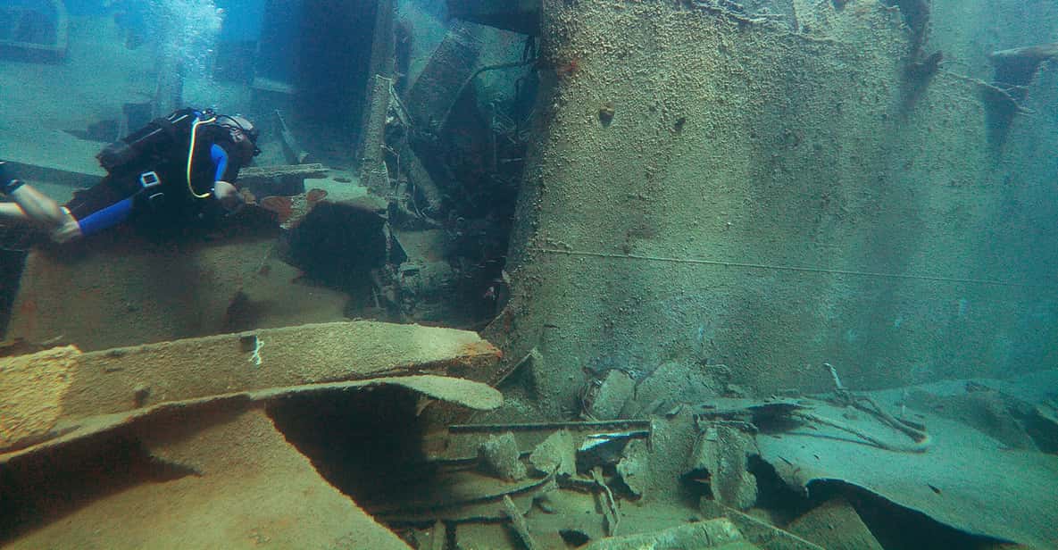 South Crete Byron Shipwreck Dive with An Instructor GetYourGuide