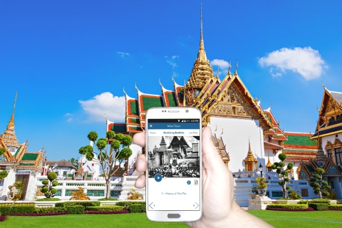 Bangkok: Buda Reclinado (Wat Pho) Audioguía AutoguiadaLos 4 Mejores de Bangkok: Paquete de audioguía de palacios y vats