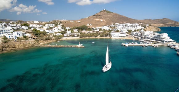 Paros: Iraklia, Schinoussa, & Naxos Sailing Tour with Lunch