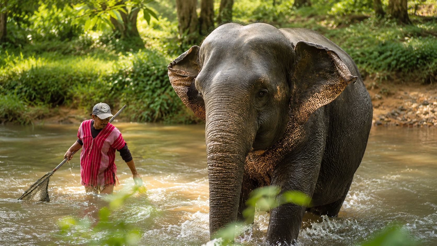 Khao Lak: Verhaltensbeobachtung im Elefanten-Schutzzentrum