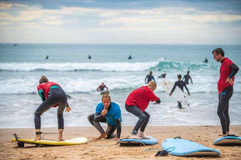 Алгарве: 2-часовой урок серфинга для начинающих