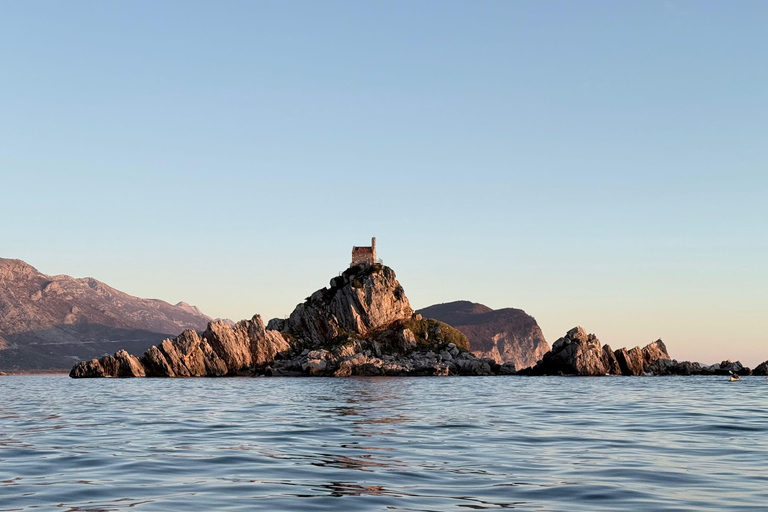 Budva: 18km Sea Kayak Mini Expedition to Petrovac Islands
