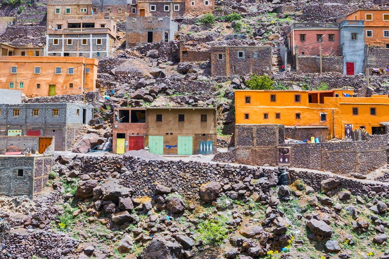 Excursion d'une journée à Marrakech en tyrolienne dans le Haut Atlas