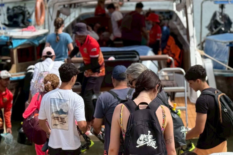 Phi Phi Conqueror: Utsiktsplats på toppen och Maya Bays gyllene timmePhi Phi Conqueror: Utsiktspunkten Peak och Maya Bays gyllene timme