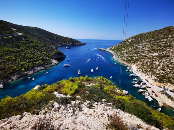 Zakynthos Scheepswrak In De Vroege Ochtend Blauwe Grotten En