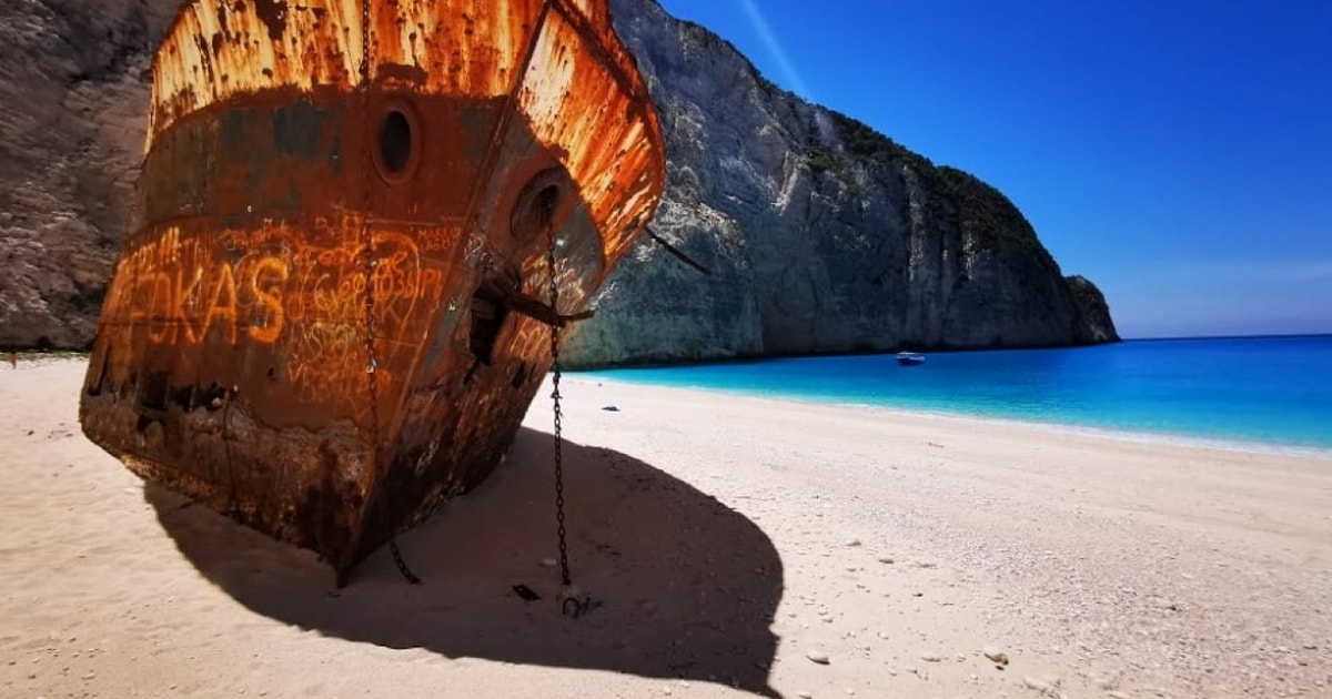 Zakynthos early morning Shipwreck,Blue Caves and view point GetYourGuide