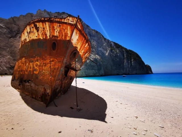Visit Zakynthos early morning Shipwreck,Blue Caves and view point in Zakynthos
