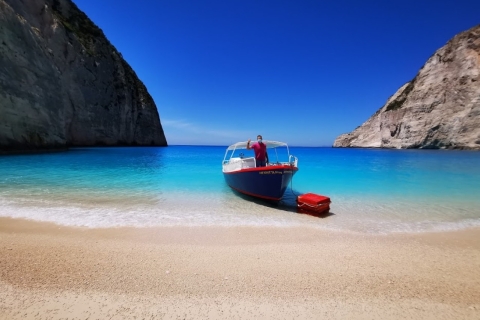From Argassi: Zakynthos Day Tour of Caves and Beaches