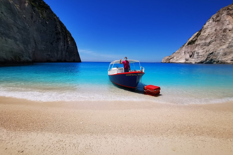 From Argassi: Zakynthos Day Tour of Caves and Beaches