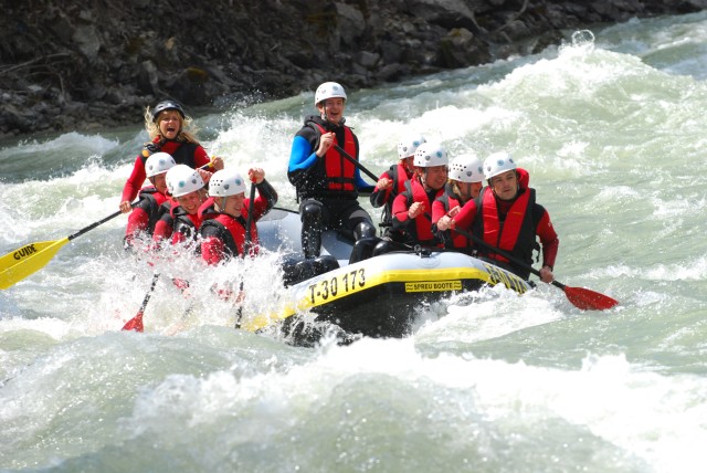 Visit Ötztal Rafting at Imster Canyon for Beginners in Fließ, Austria