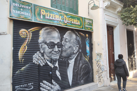 Lezione d&#039;arte di Fileteado in piccoli gruppi e tour a piedi di San Telmo