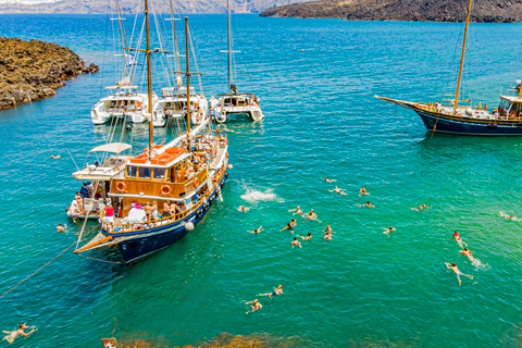 Santorini 2-dagars Combo: Vulkanbåtskryssning &amp; busstur till önSantorini: 2-dagars kombinerad tur med buss och kryssning på vulkanen