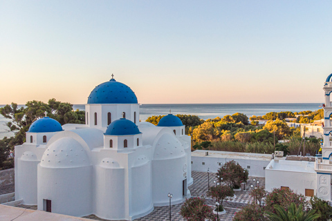 Santorini: esperienza combinata con crociera al vulcano e tour in autobus dell&#039;isola