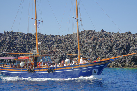 Santorini 2-dagars Combo: Vulkanbåtskryssning &amp; busstur till önSantorini: 2-dagars kombinerad tur med buss och kryssning på vulkanen