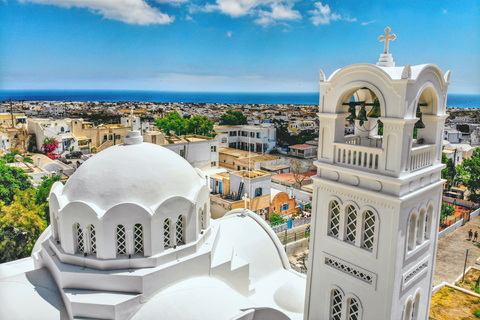 Santorini 2-dagars Combo: Vulkanbåtskryssning &amp; busstur till önSantorini: 2-dagars kombinerad tur med buss och kryssning på vulkanen