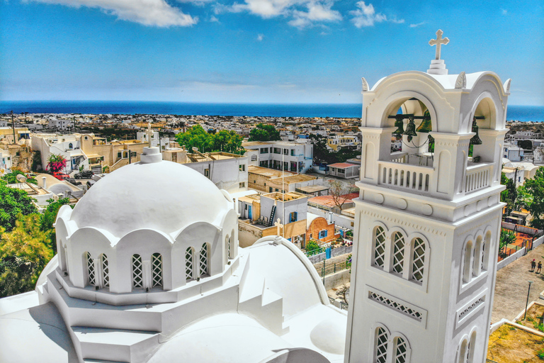 Santorini 2-dagars Combo: Vulkanbåtskryssning &amp; busstur till önSantorini: 2-dagars kombinerad tur med buss och kryssning på vulkanen