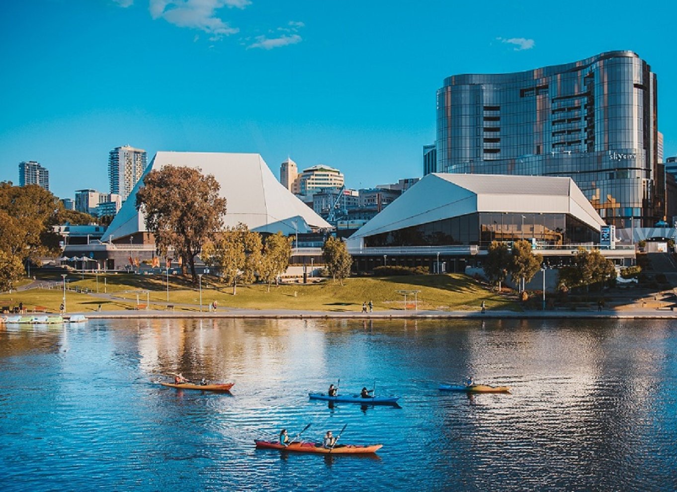 Adelaide: Kajakoplevelse i byen