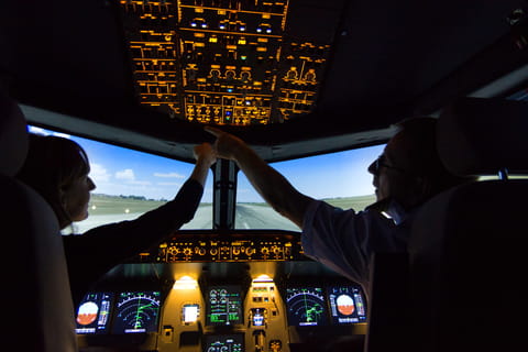 Lipsia: simulazione di volo dell'Airbus A320