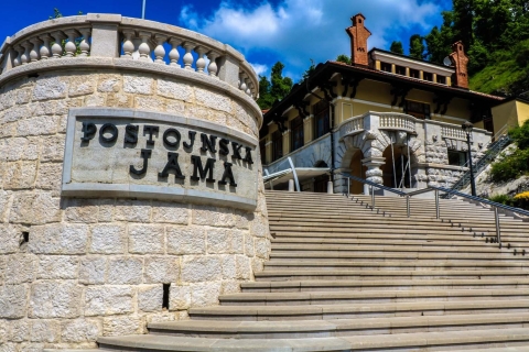 De Ljubljana: visite de la grotte de Postojna et du lac de Bled avec billets