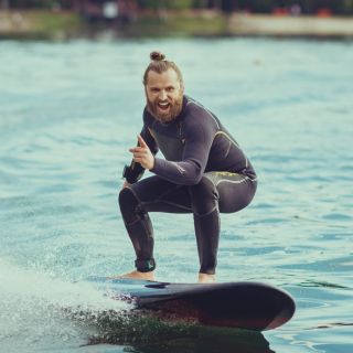 Krakow: Efoil Electric surfboard on Lake