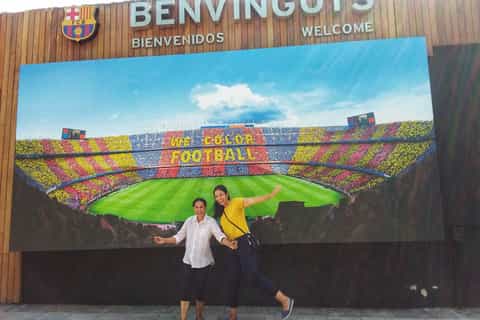 Barcelona: E-Bike Tour to Montjuic & Camp Nou Stadium Tour