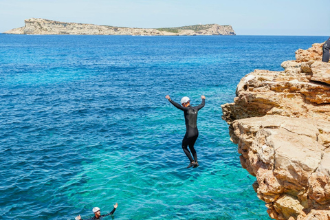 Family Coasteering Cala Comte Ibiza: Easy, Snorkel & Photos