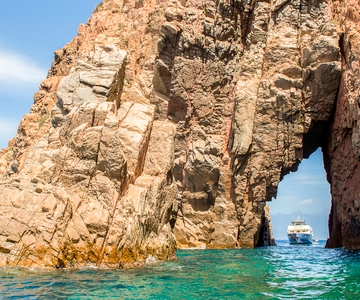 From Ota: Scandola Nature Reserve Eco-Friendly Boat Tour
