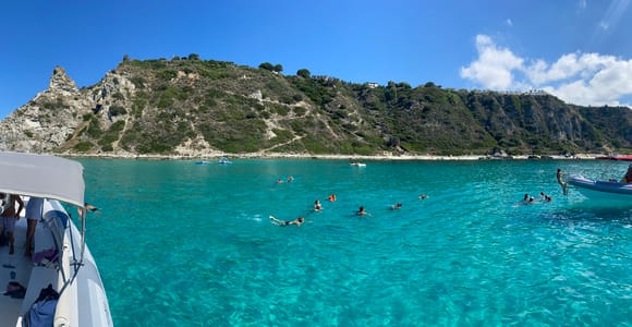 Tropea: Capo Vaticano Boat Tour with Snorkeling & Drink