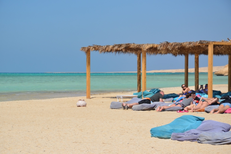 Giftun Island: speedboottransfer met hotelophaalserviceExcursie met ophaalservice vanuit Hurghada