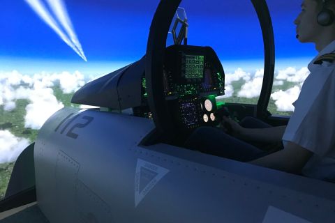 Leipzig: FA18 Super Hornet Flight Simulation