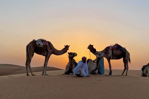 From Muscat: Shared Wadi Bani Khalid & Desert Sunset
