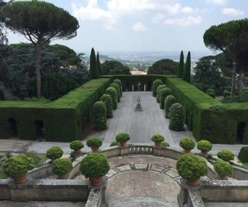 Pauselijke Villa Tuinen bij Castel Gandolfo Minibus