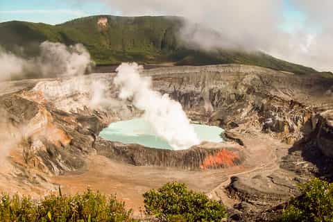 Poás Volcano, Coffee Plantation & La Paz Waterfall Gardens