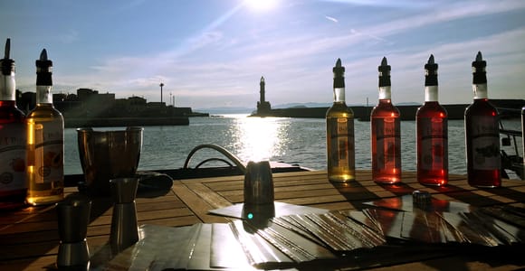Chania: Wein, Essen und Sonnenuntergangstour mit 3-Gänge-Menü