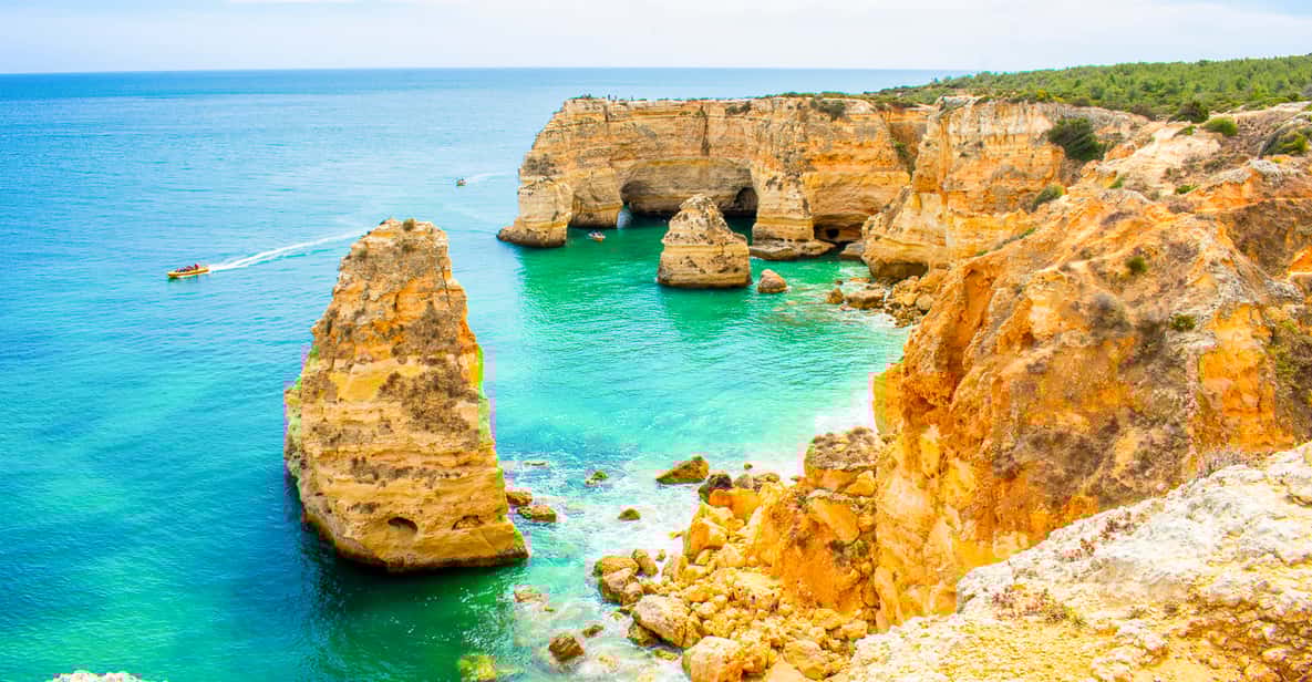 Albufeira: Benagil Caves & Dolphin Watching Speed Boat Tour