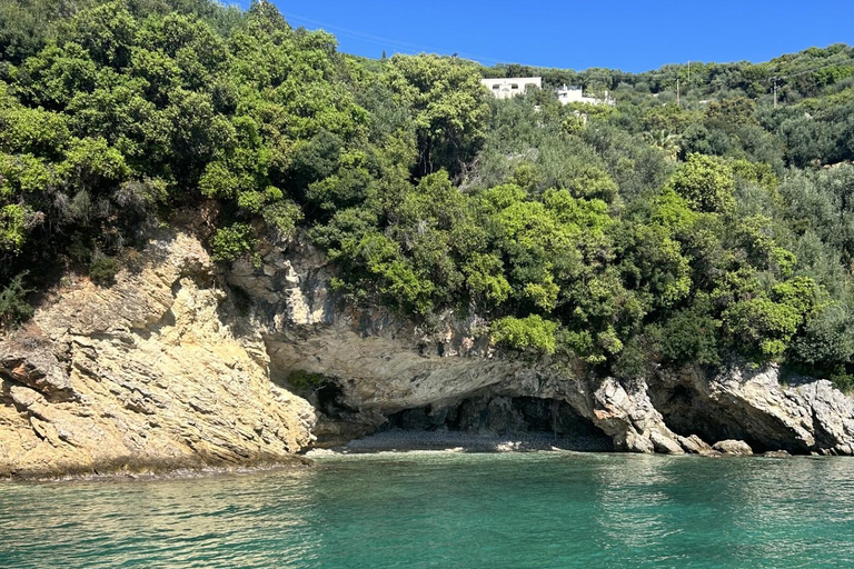 Corfu: PrivévaartCorfu: Hele dag privétour per boot