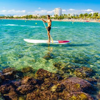 Salou: Stand-Up Paddle Surfboard Rental