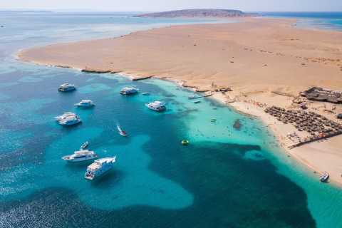 Hurghada: Jazā'ir Jiftūn -saaren snorklausretki ja lounas