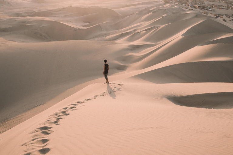 Você pode fazer uma parada em Doha para uma excursão pelo deserto, passeio de camelo e mar interiorSafári no deserto com passeio de camelo