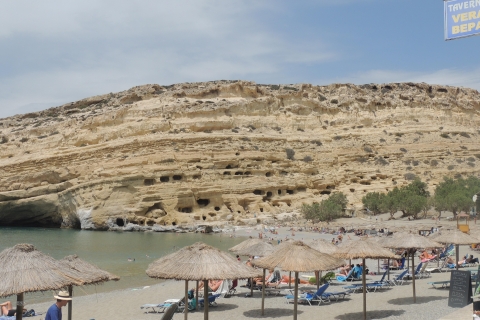 Kreta: Prywatna wycieczka Agios Thomas, Messara i Matalaidealna prywatna wycieczka do Matali