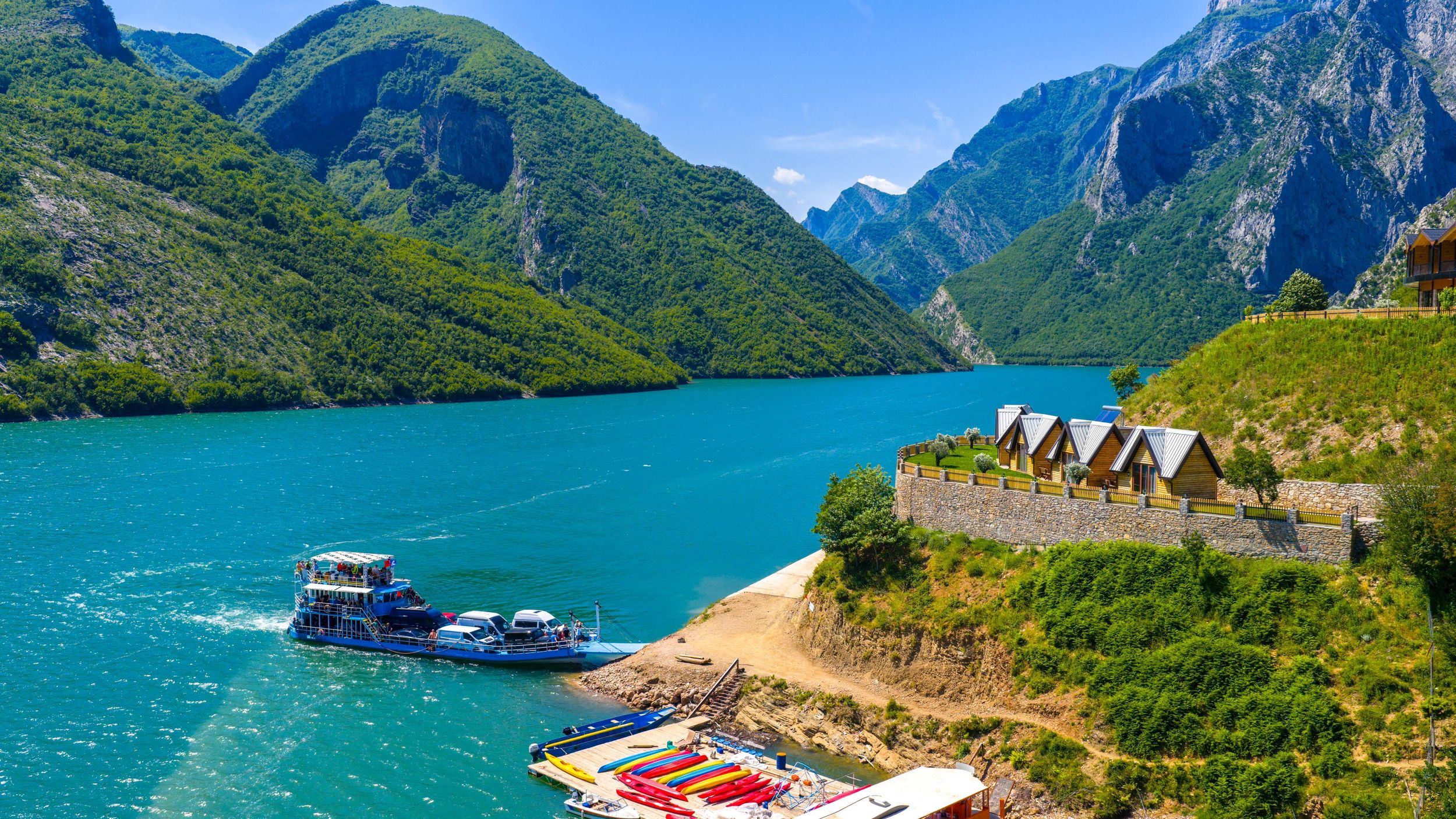 Von Shkodra: Tagestour auf dem Koman-See