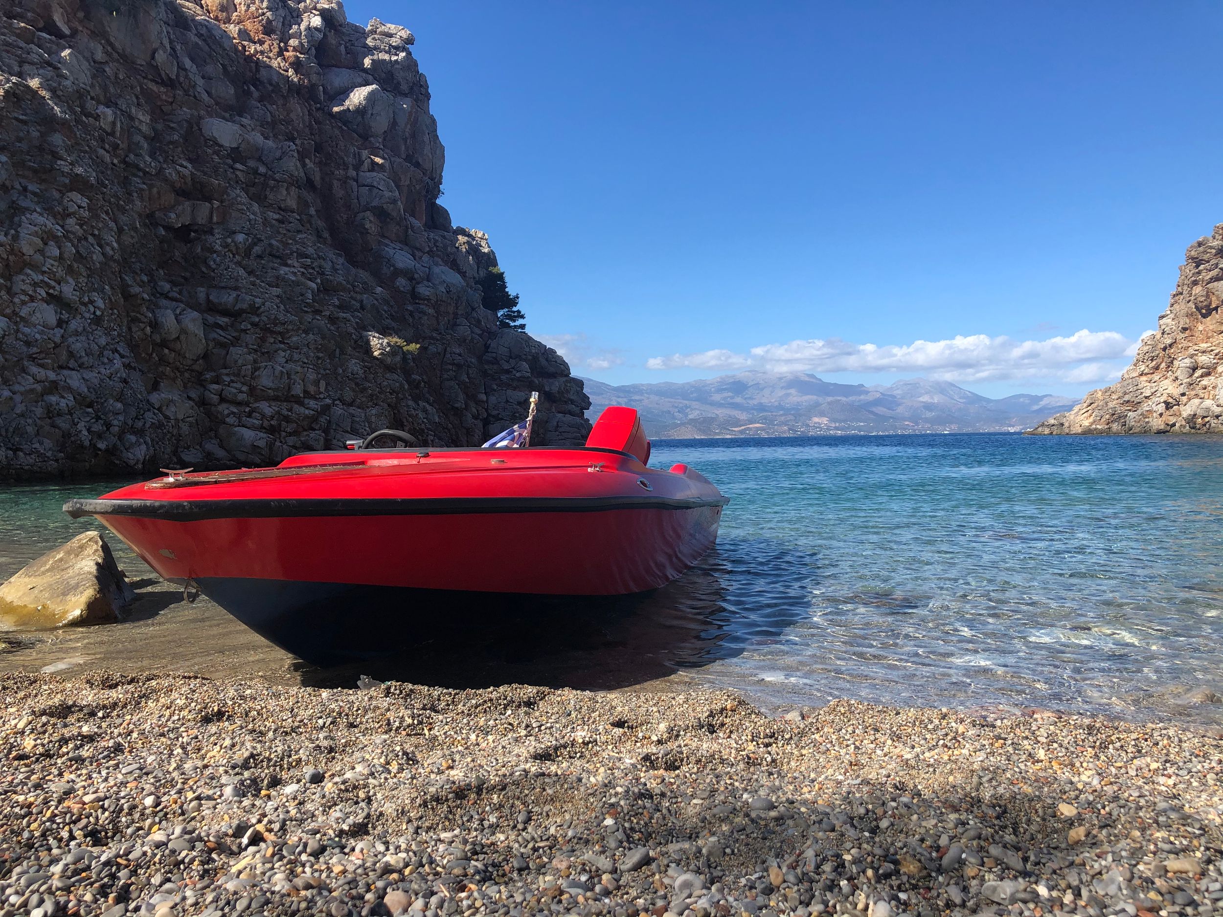 Agios Nikolaos: Mirabello Bay Speedboat Tour mit Schnorcheln