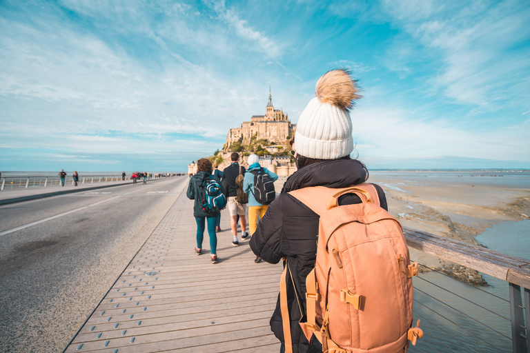 Mont Saint Michel: Walking Tour & Optional Abbey Ticket Tour in French Without Abbey Ticket